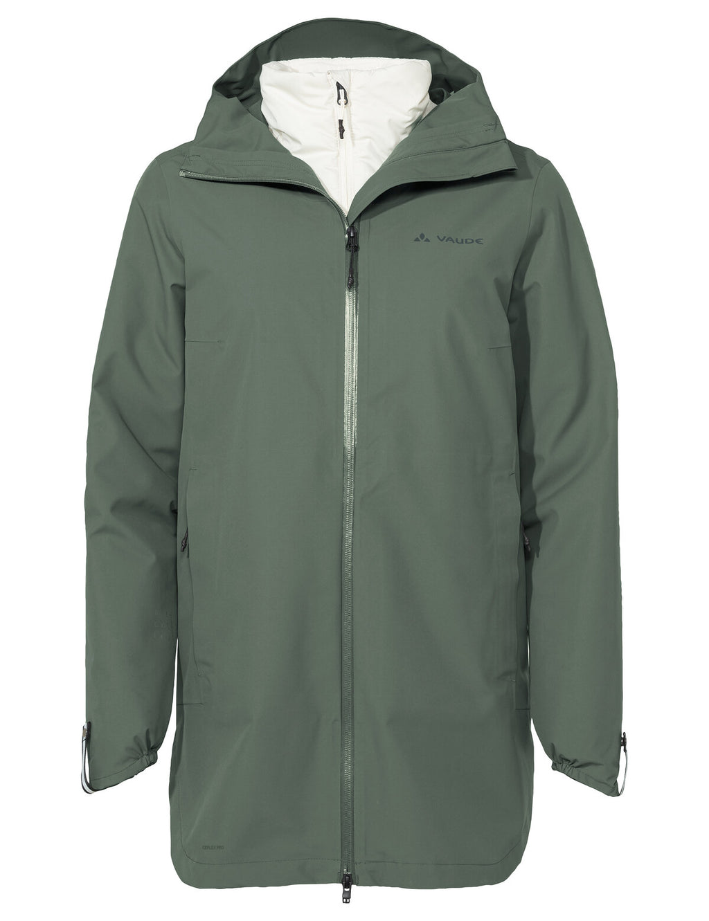 Women's Comyou 3 in 1 Rain Parka - agave