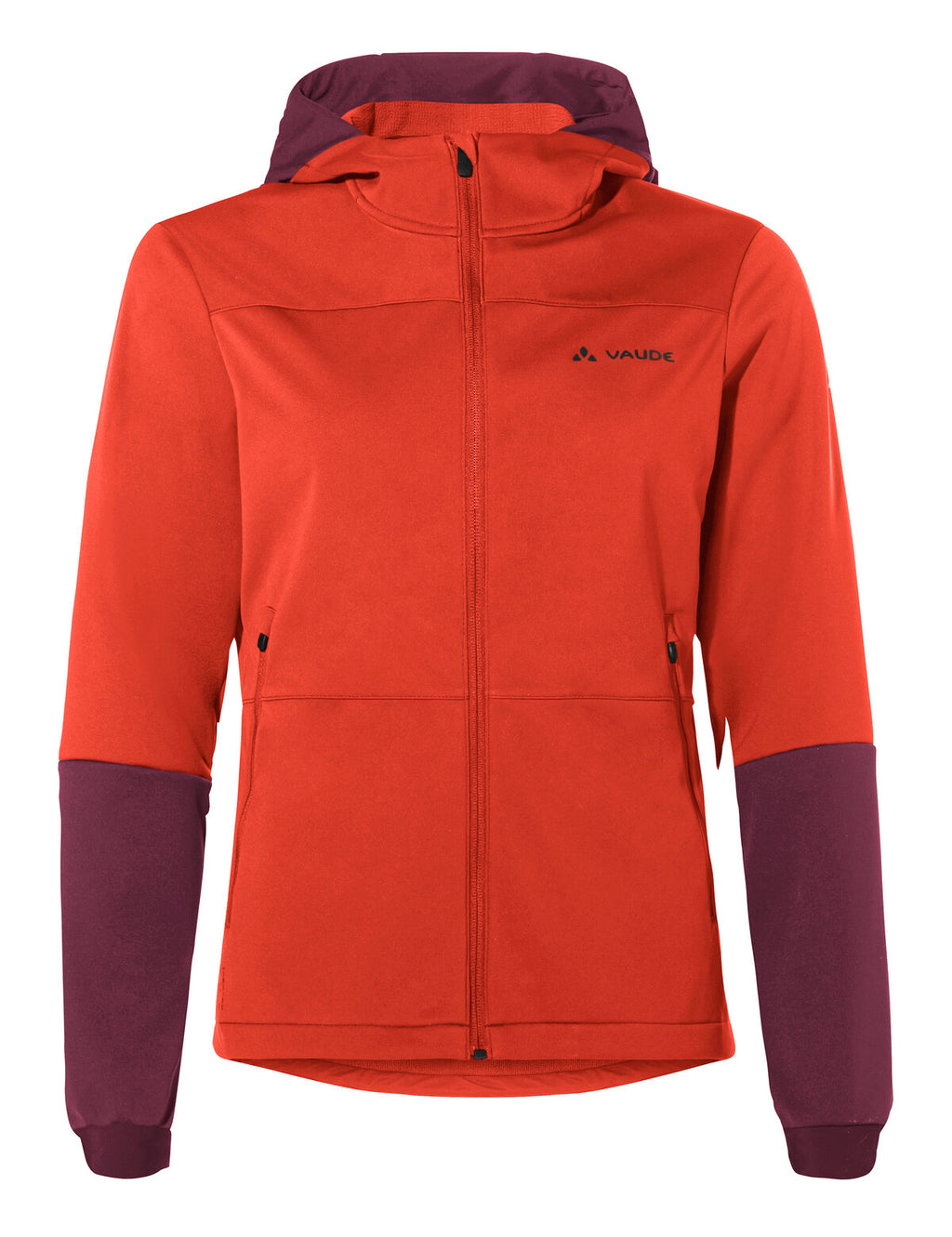 Women's Qimsa Hooded Softshell Jacket - glowing red