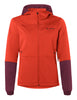 Women's Qimsa Hooded Softshell Jacket - glowing red