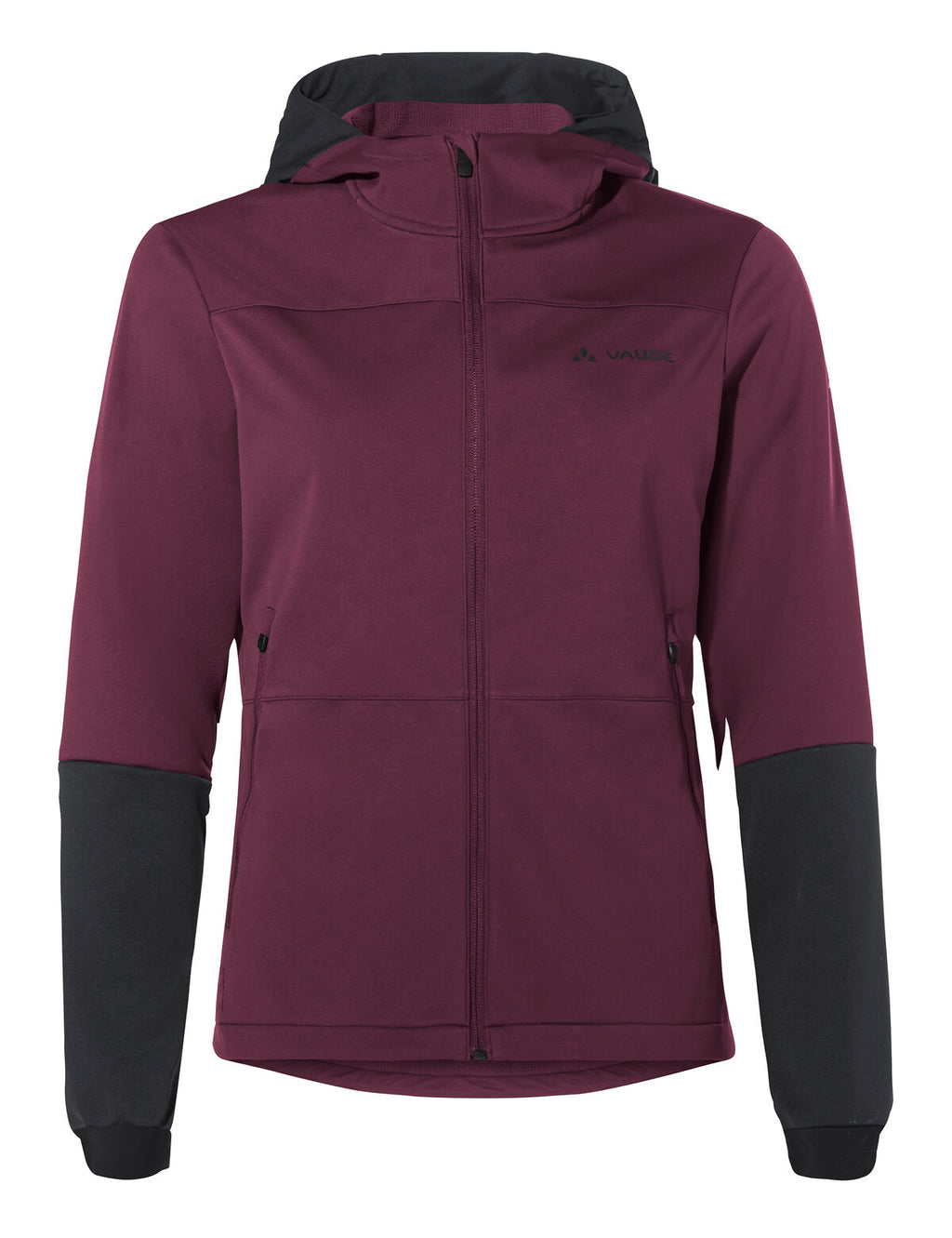 Women's Qimsa Hooded Softshell Jacket - cassis uni