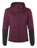 Women's Qimsa Hooded Softshell Jacket - cassis uni