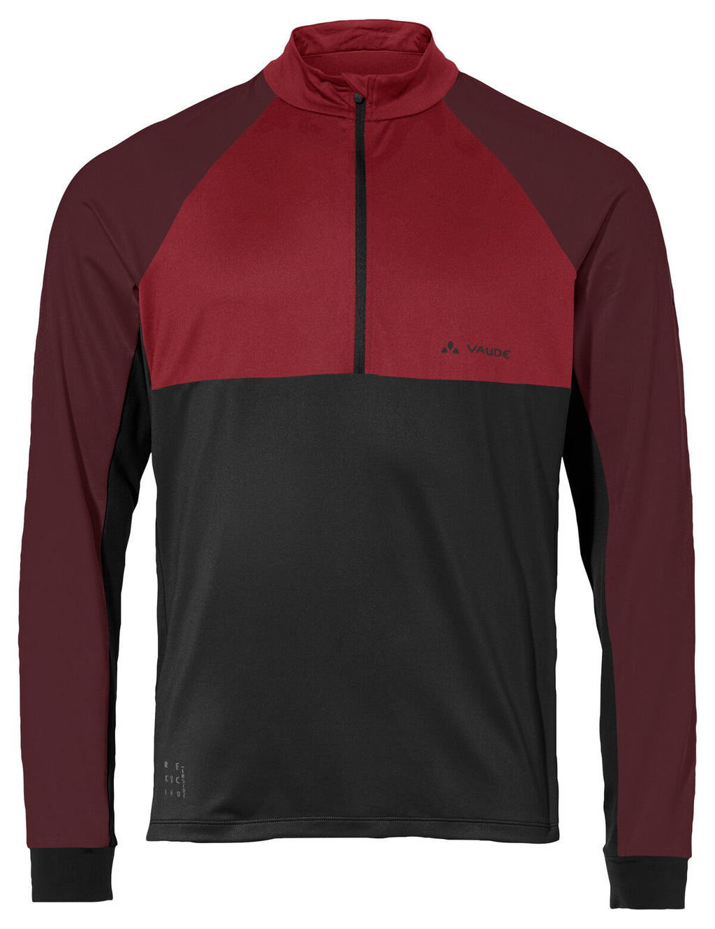 Men's Qimsa Halfzip LS Shirt - carmine