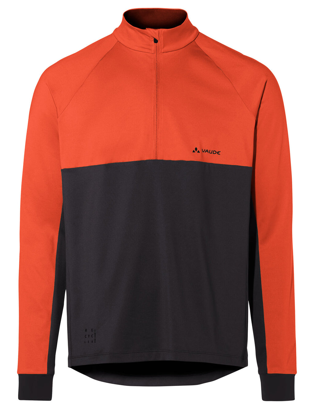 Men's Qimsa Halfzip LS Shirt - glowing red