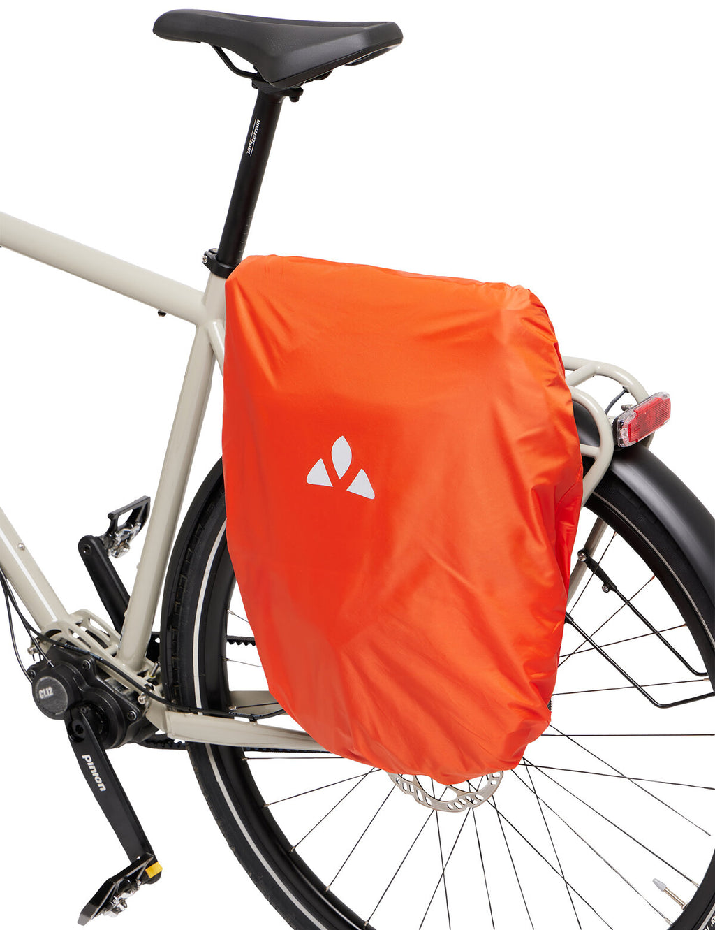 Raincover for bike bags - orange