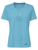 Women's Skomer Print T-Shirt III - aqua