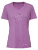 Women's Skomer Print T-Shirt III - magenta uni