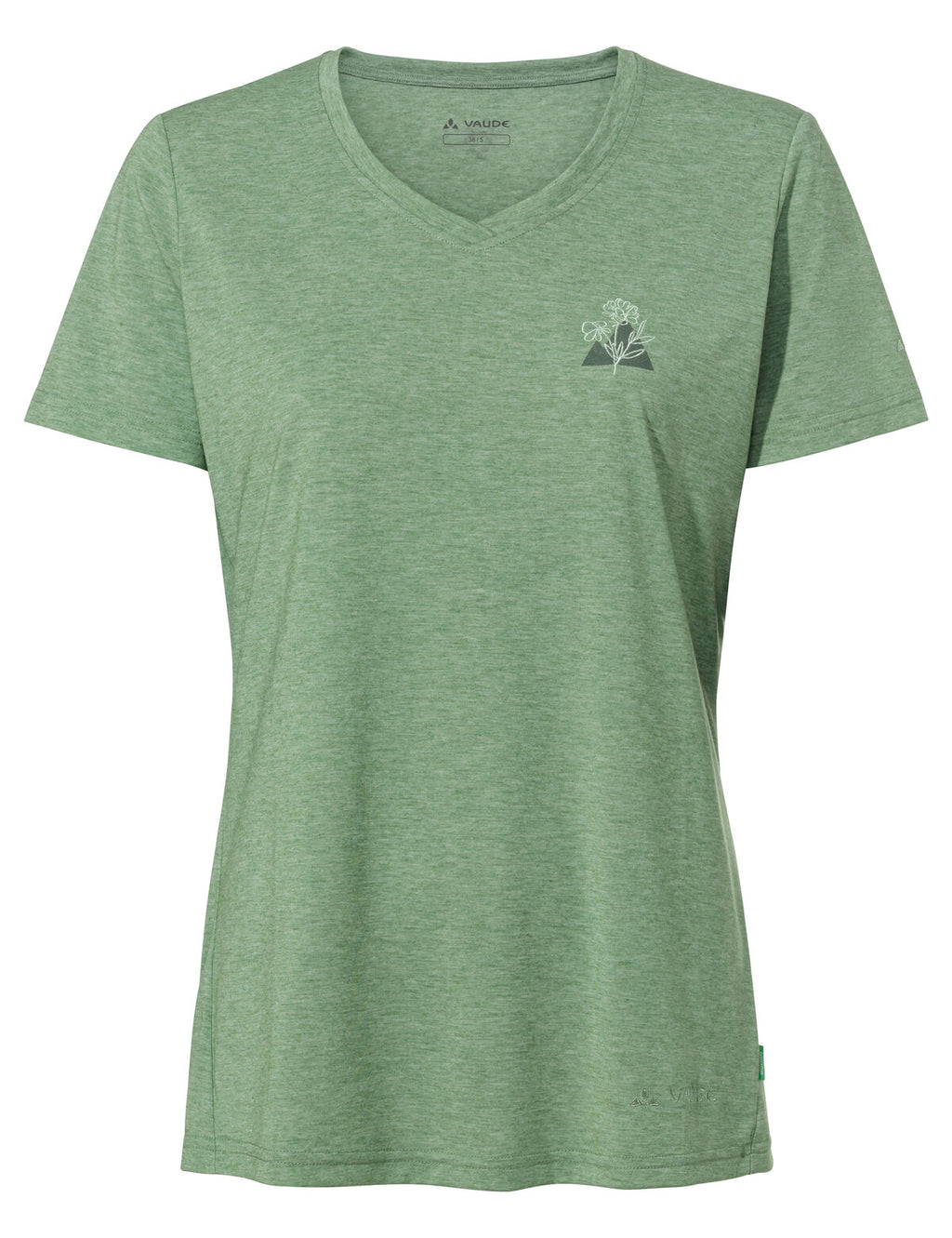 Women's Skomer Print T-Shirt III - willow green