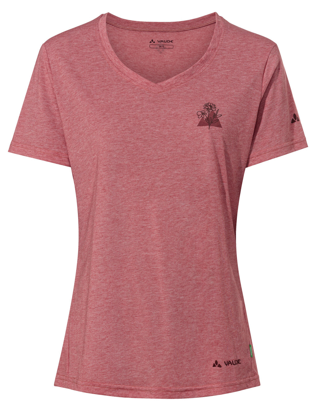 Women's Skomer Print T-Shirt III - brick