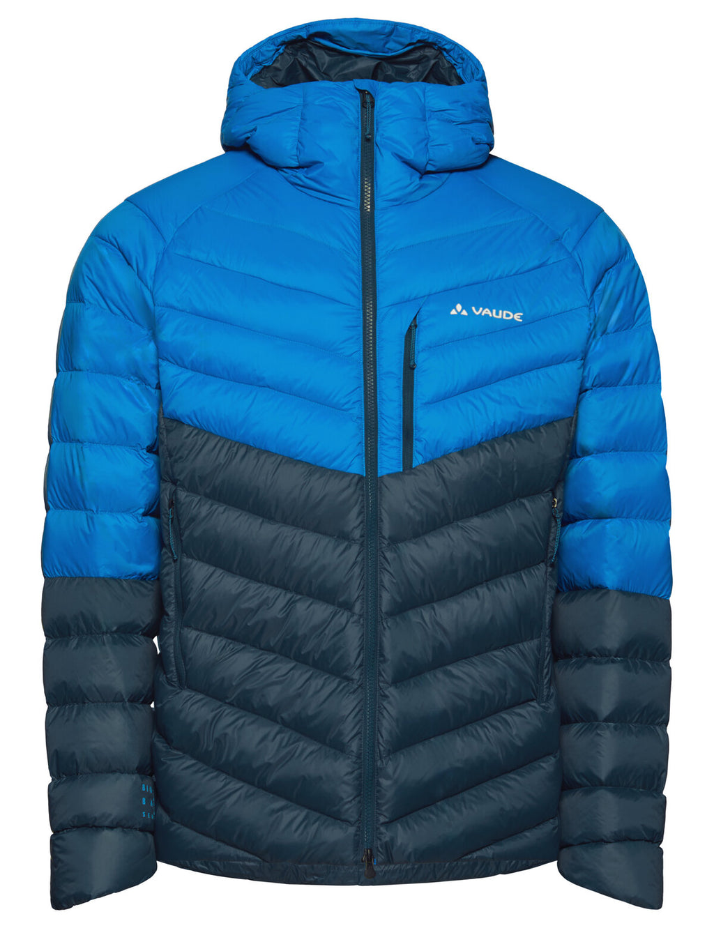 Men's Monviso Down Hooded Jacket - radiate blue