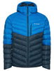 Men's Monviso Down Hooded Jacket - radiate blue