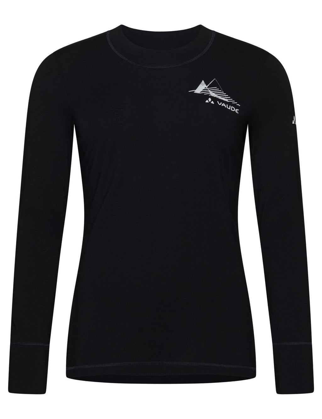 Women's Monviso Wool LS T-Shirt II - black