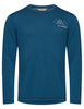 Men's Monviso Wool LS T-Shirt II - baltic sea