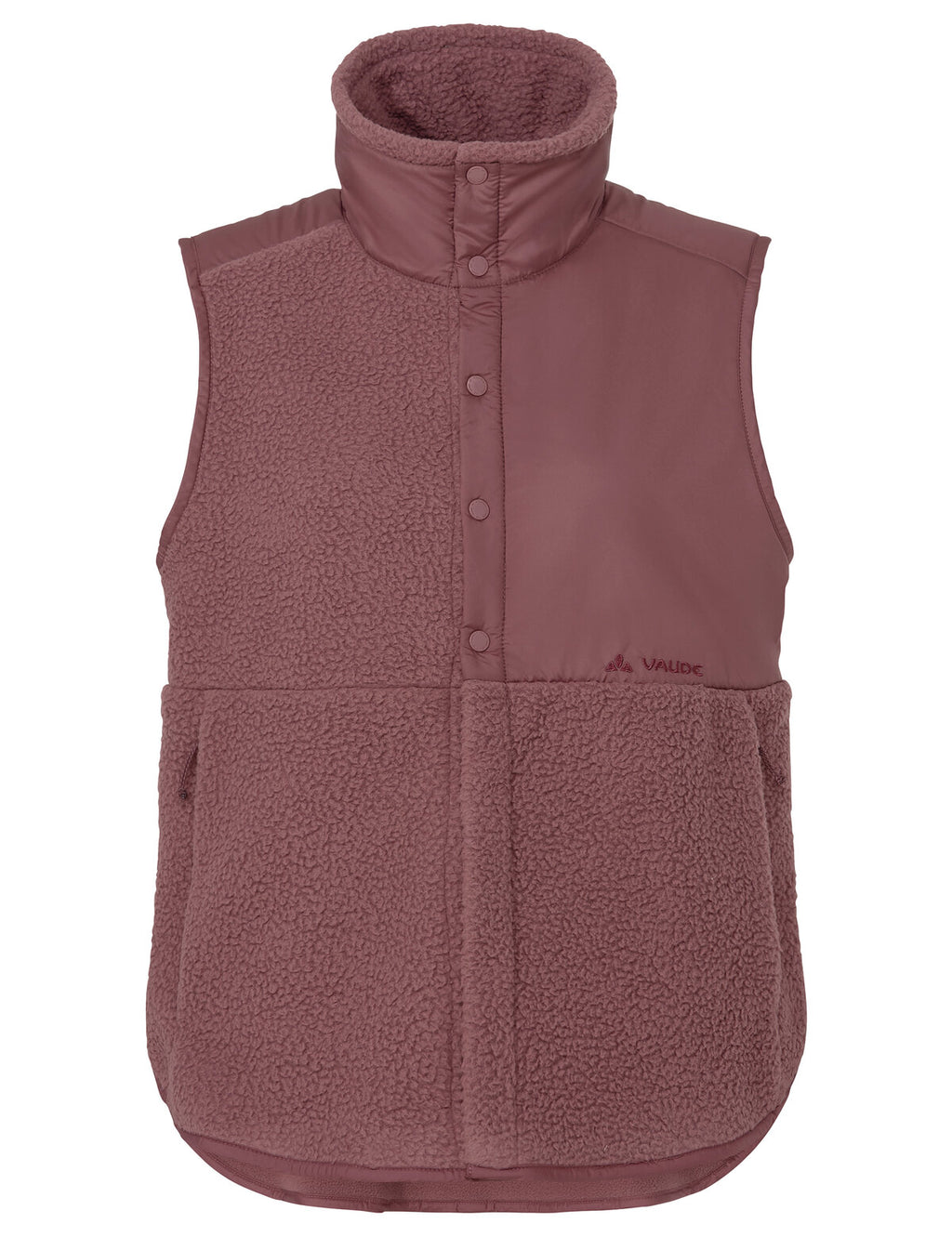 Women's Najun Fleece Vest - ruby dusk
