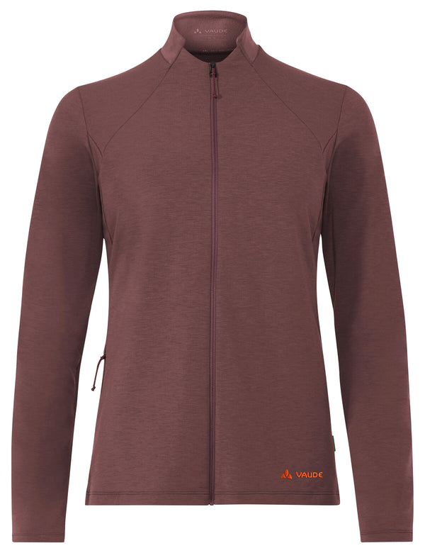 Women's Wintry FZ LS-Shirt - ruby dusk
