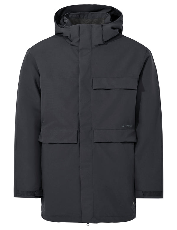 Men's Idris Wool-Lined Parka - phantom black