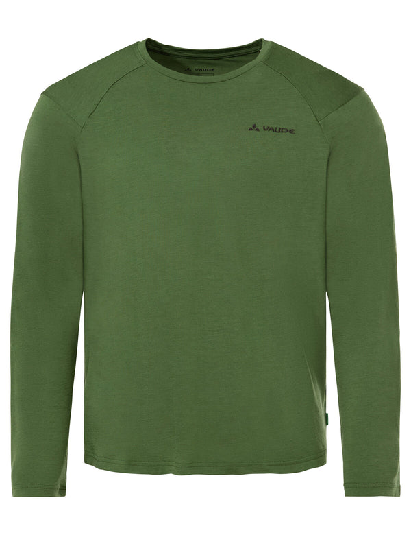 Men's Essential Wool LS T-Shirt - red velvet
