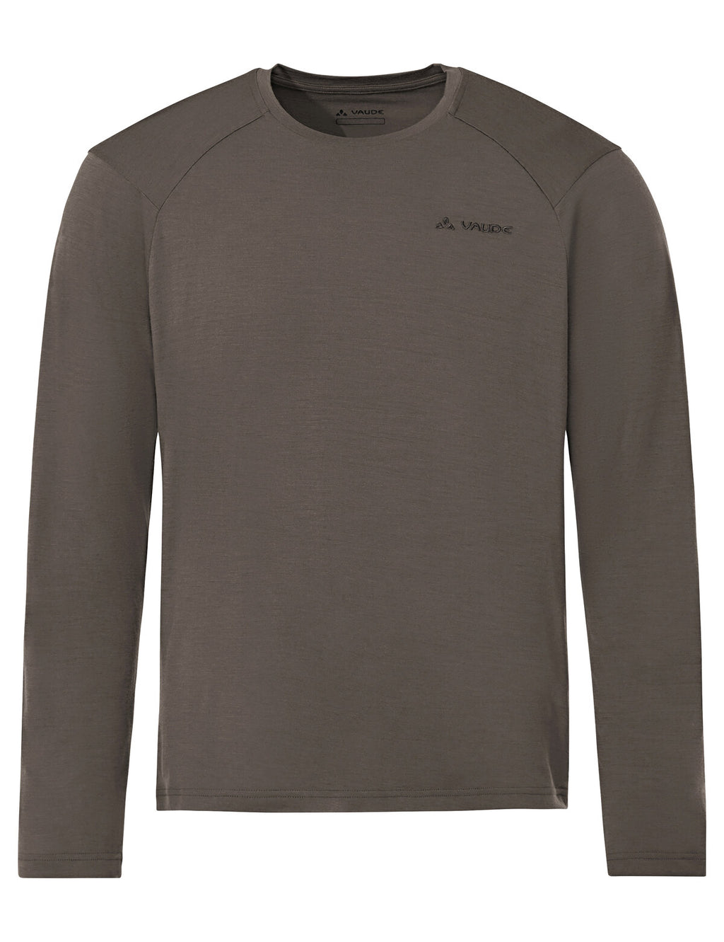 Men's Essential Wool LS T-Shirt - deer brown