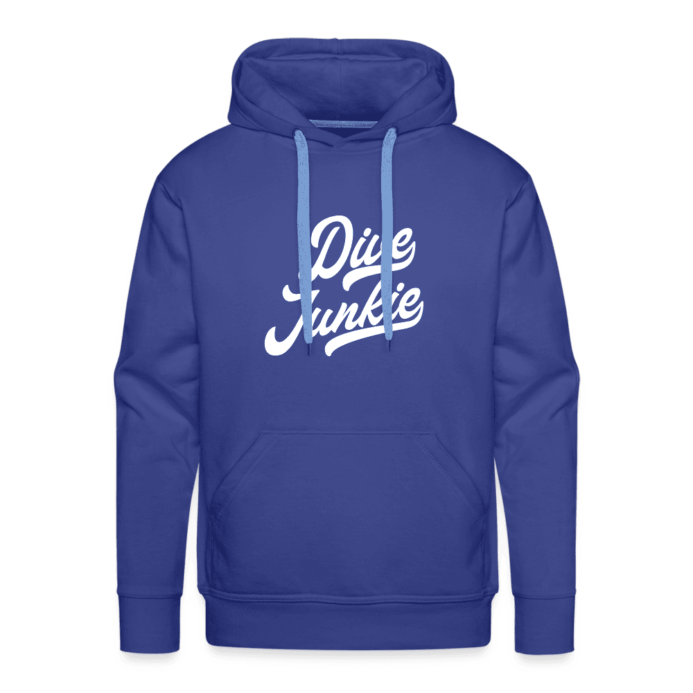 Dive junkie - hoodie (heren) - koningsblauw