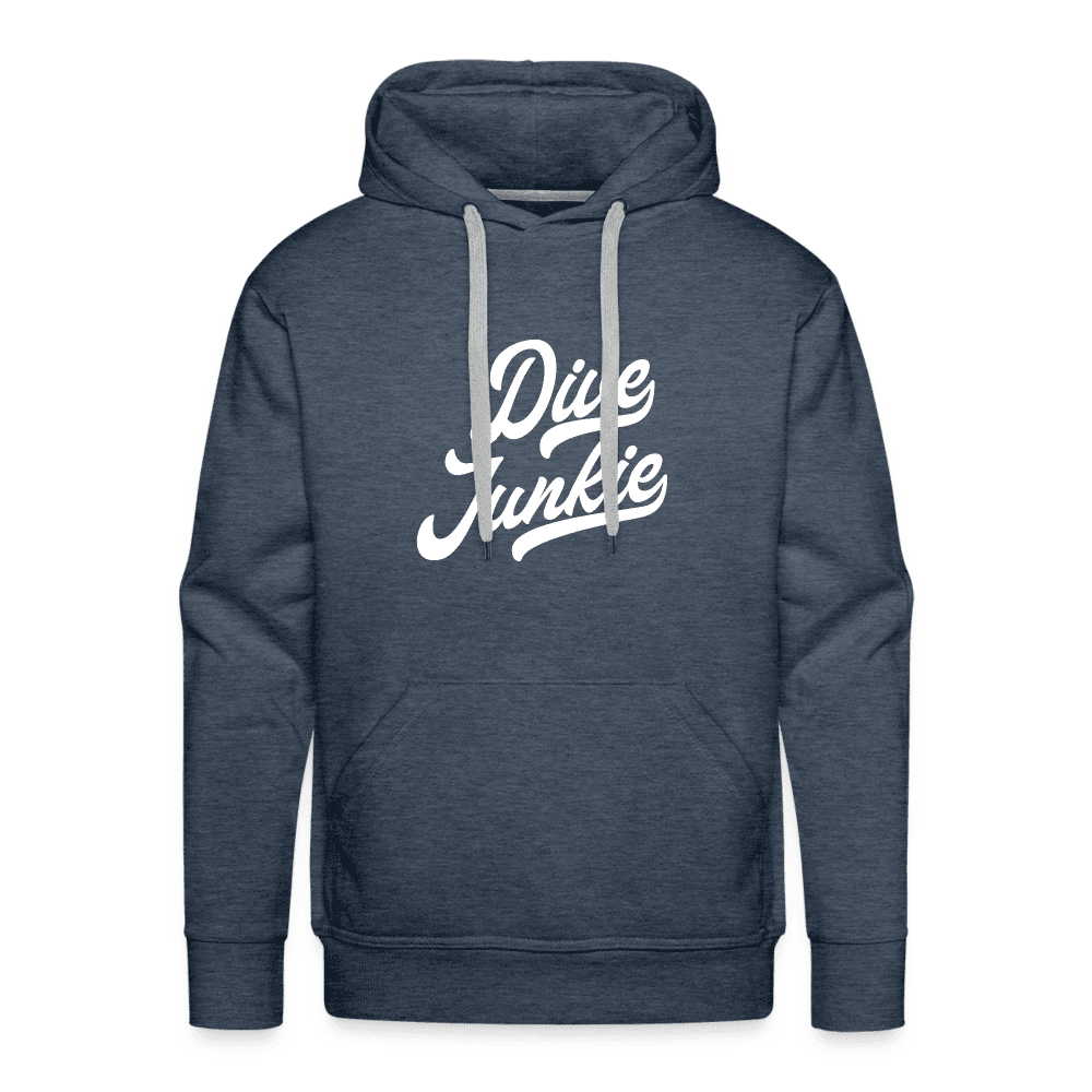 Dive junkie - hoodie (heren) - jeansblauw