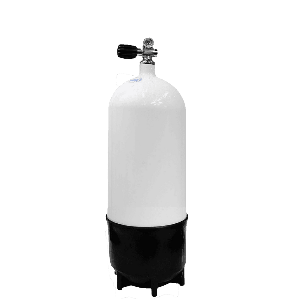 Duikfles staal 12 liter | 232 bar KORT - D-Center