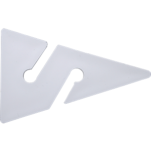 Cave Arrow white 65 mm (10 stuks) - D-Center
