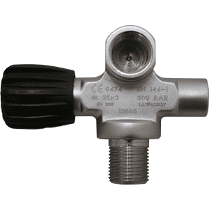 Uitbreidbare kraan rechts DIN 144 M25x2 G5/8 300bar - D-Center