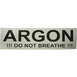 Sticker ARGON - D-Center