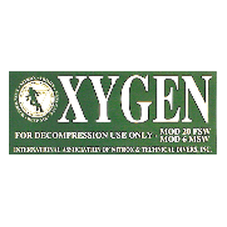 Oxygen sticker - D-Center