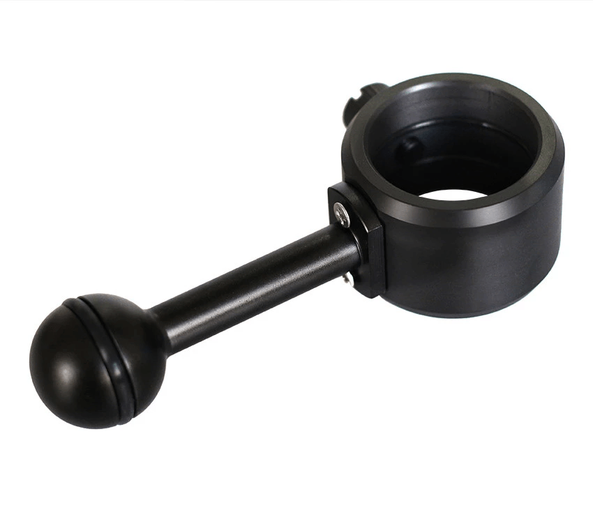Balhoofd met klem voor duiklamp - verschillende diameters - D-Center