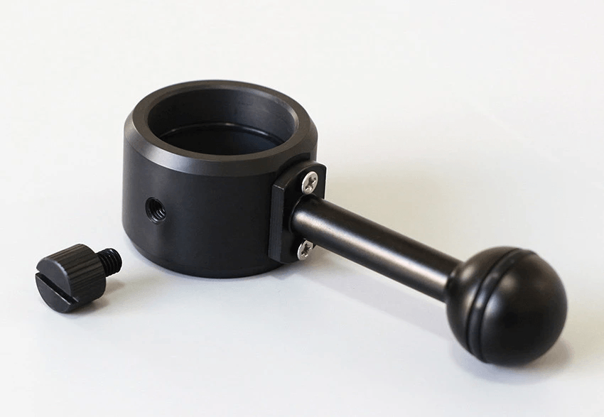 Balhoofd met klem voor duiklamp - verschillende diameters - D-Center
