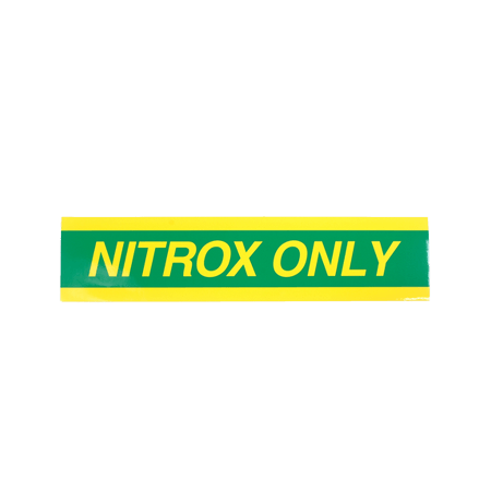 Nitrox Only sticker | klein - D-Center