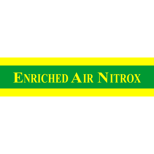 Enriched Air Nitrox sticker | groot - D-Center