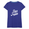 Dive junkie - T-shirt (dames) - royal blue