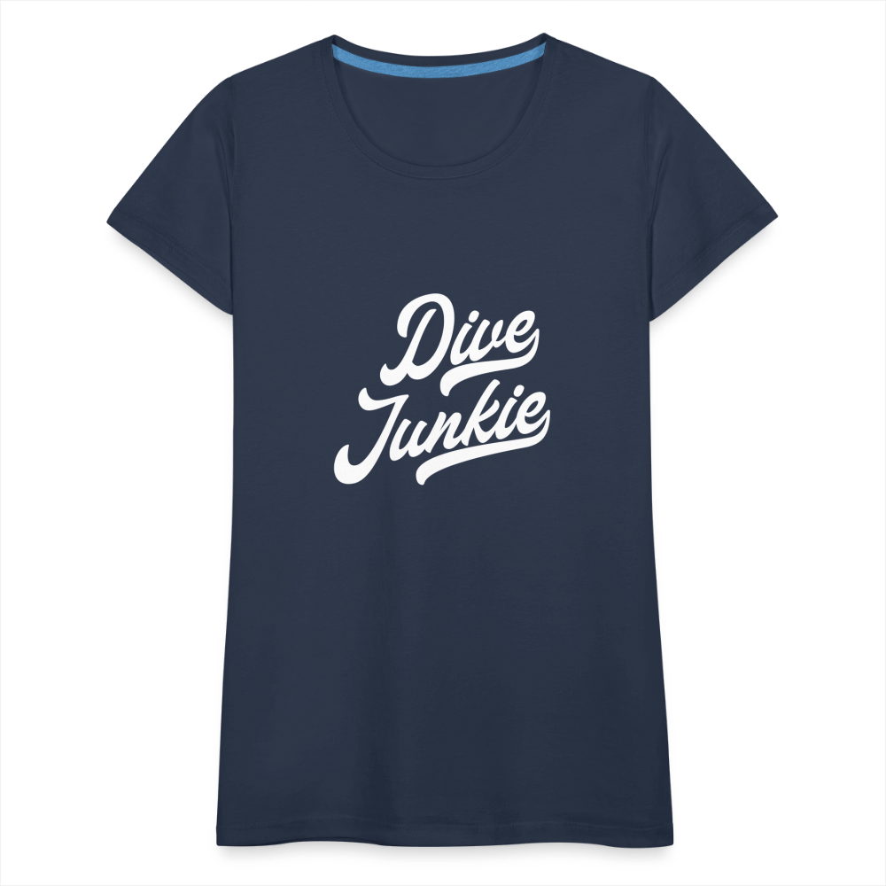 Dive junkie - T-shirt (dames) - navy