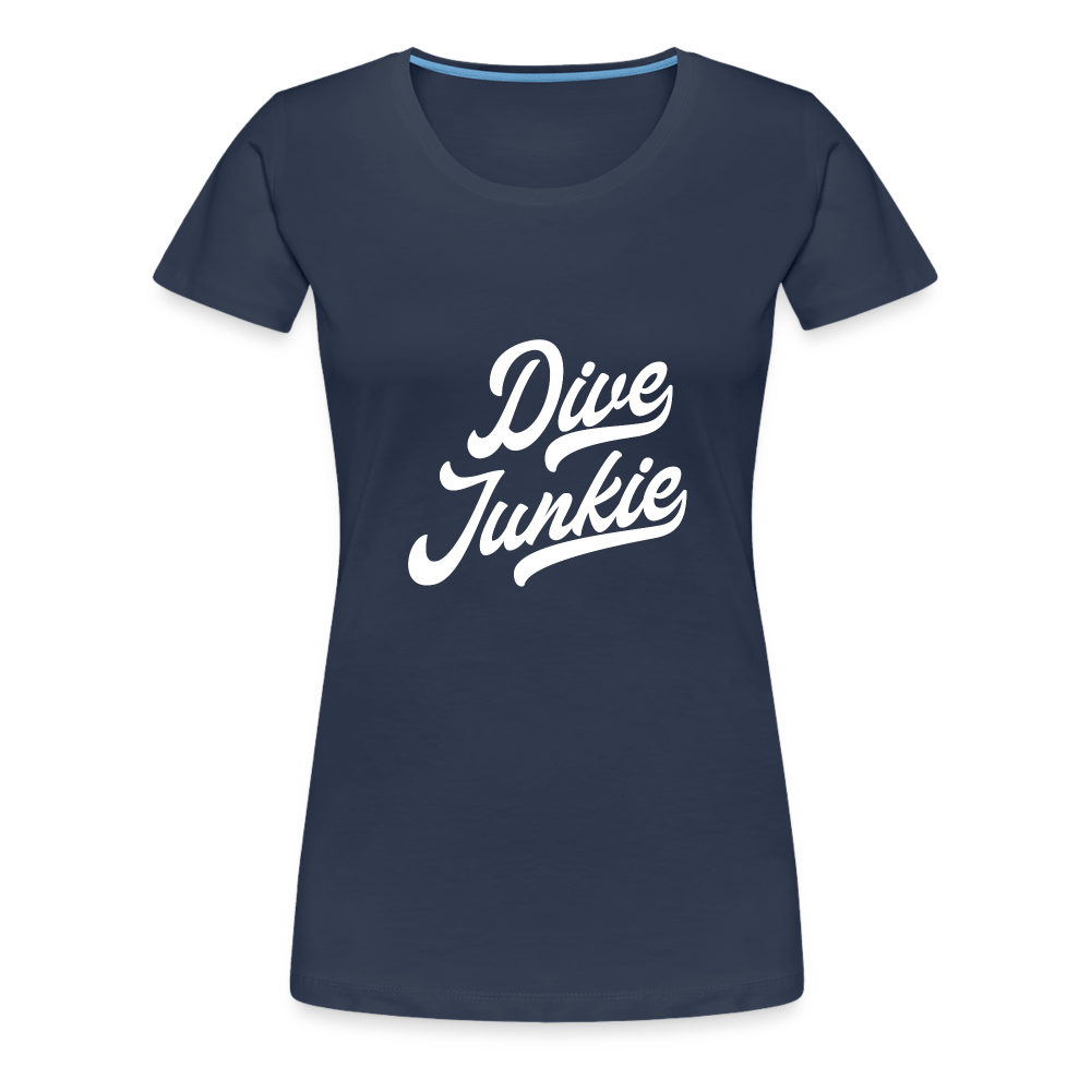 Dive junkie - T-shirt (dames) - navy