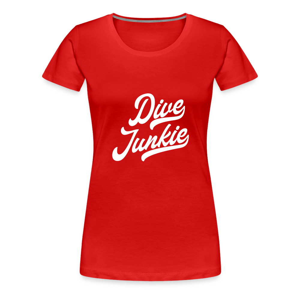 Dive junkie - T-shirt (dames) - red