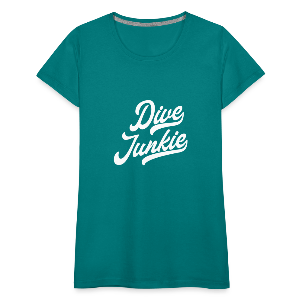 Dive junkie - T-shirt (dames) - diva blue