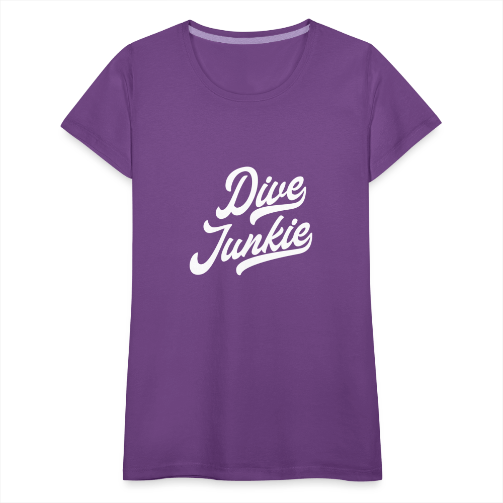 Dive junkie - T-shirt (dames) - purple