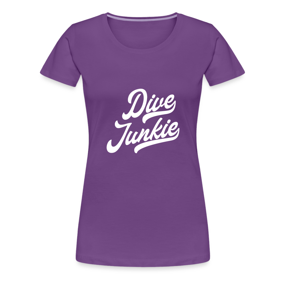 Dive junkie - T-shirt (dames) - purple