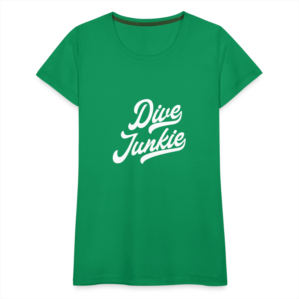 Dive junkie - T-shirt (dames) - kelly green