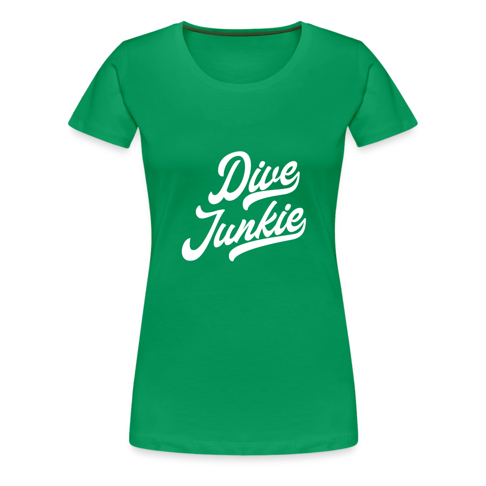 Dive junkie - T-shirt (dames) - kelly green