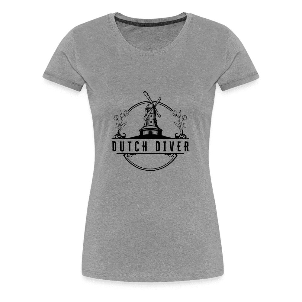 Dutch diver - T-shirt (dames) - heather grey