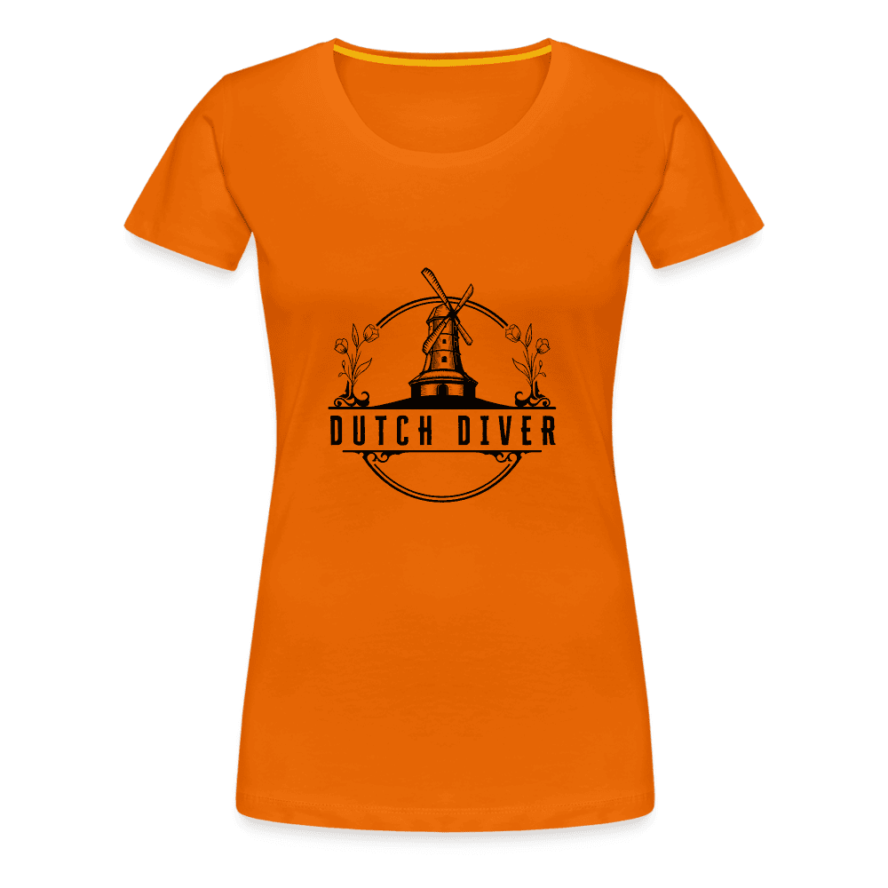 Dutch diver - T-shirt (dames) - orange