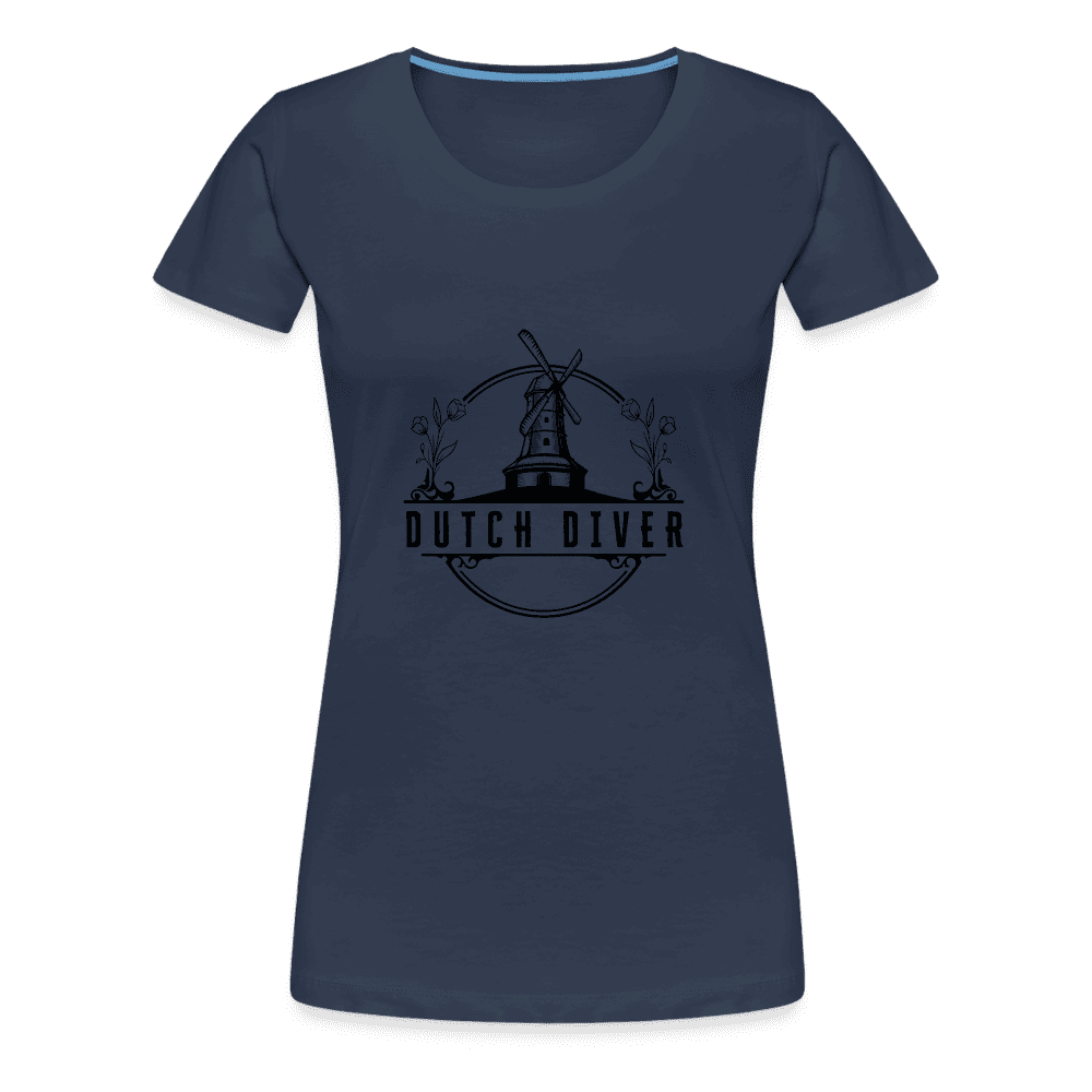 Dutch diver - T-shirt (dames) - navy