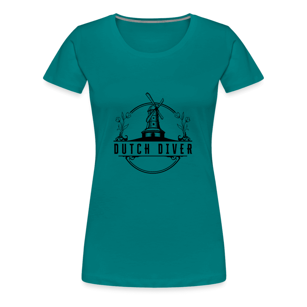 Dutch diver - T-shirt (dames) - diva blue