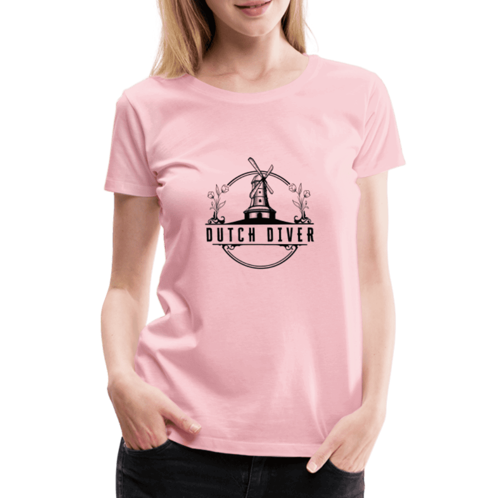 Dutch diver - T-shirt (dames) - rose shadow