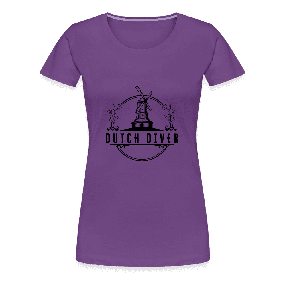 Dutch diver - T-shirt (dames) - purple