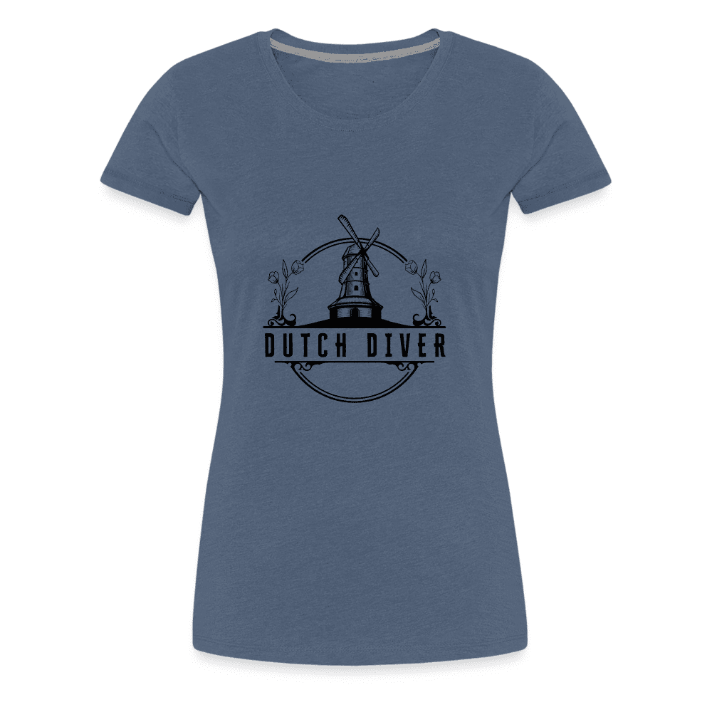 Dutch diver - T-shirt (dames) - heather blue