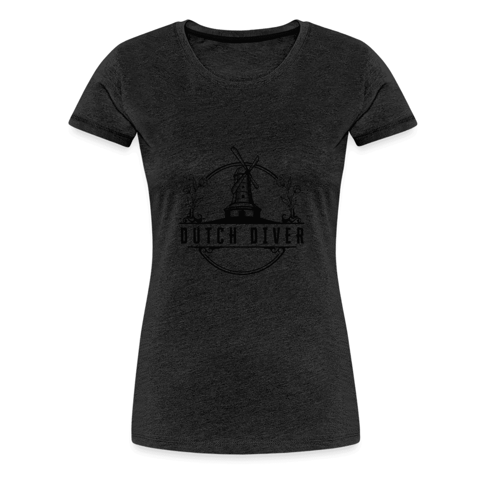 Dutch diver - T-shirt (dames) - charcoal grey