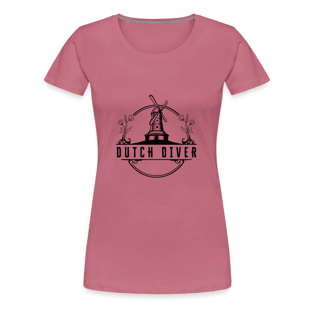 Dutch diver - T-shirt (dames) - mauve